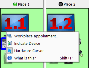 Hardware cursor is used