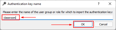 Create key pair (Figure 10)