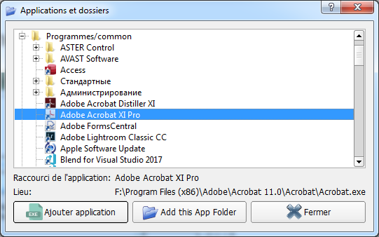 Configuring selective use of IP address