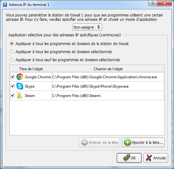 Configuring the IP address for the workstation