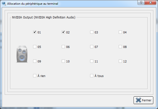  Assigning a device to multiple workstations - using speakers as an example