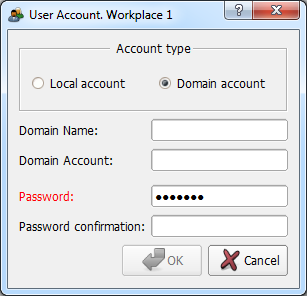  Login with a domain account