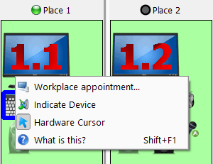 Сonfiguração do cursor de hardware