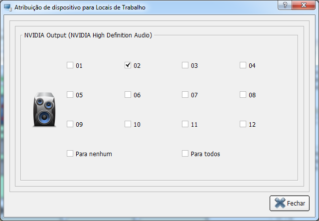 Atribuição de dispositivo a terminal